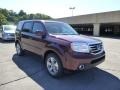 2013 Dark Cherry Pearl Honda Pilot EX-L 4WD  photo #1