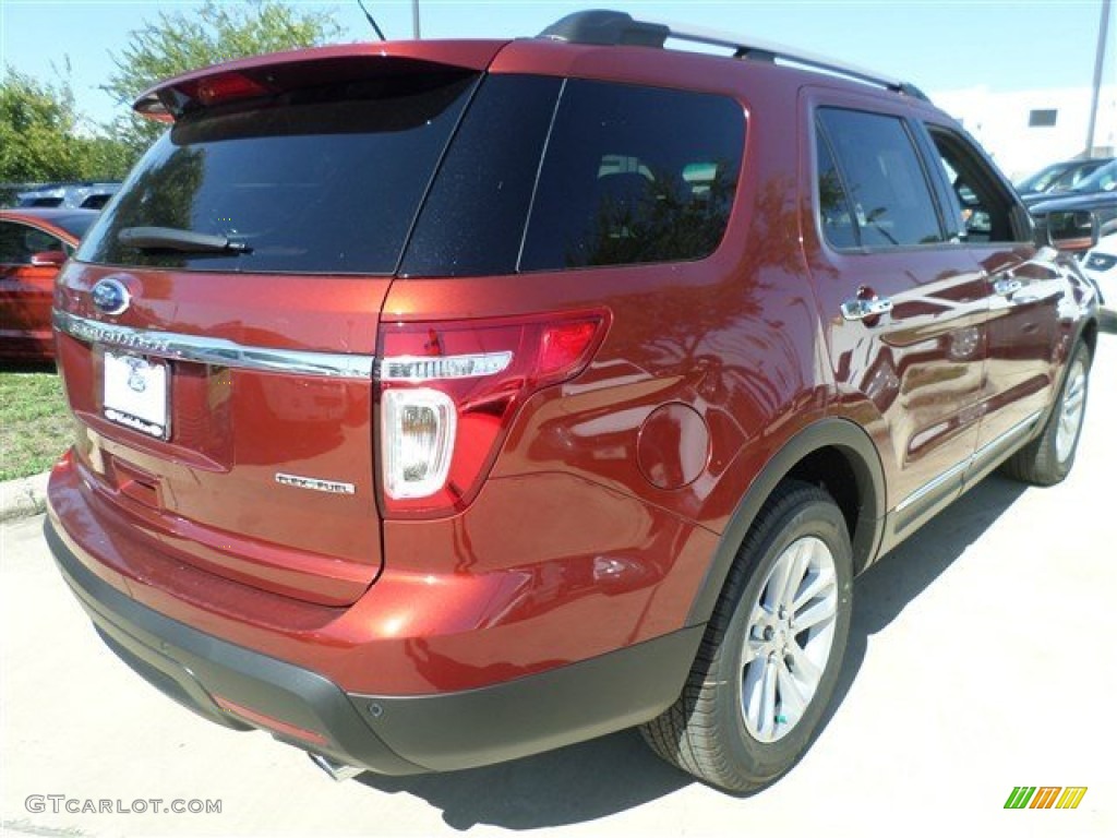 2014 Explorer XLT - Sunset / Medium Light Stone photo #5