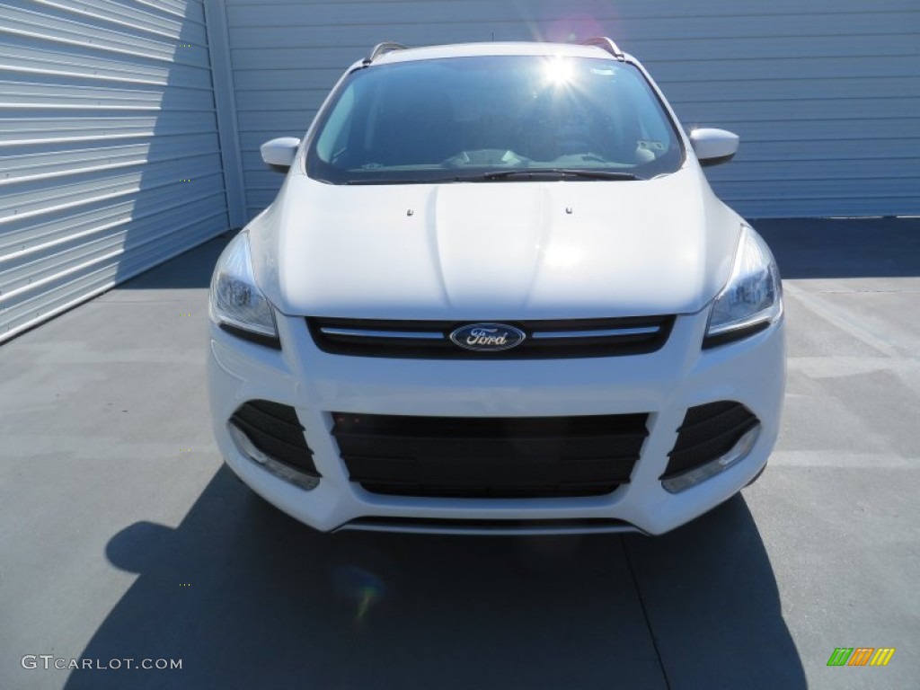 2014 Escape SE 2.0L EcoBoost - White Platinum / Charcoal Black photo #8