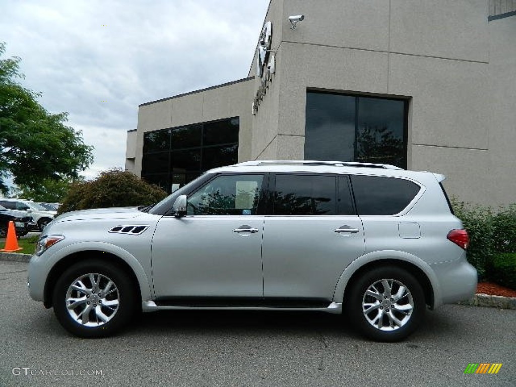 Liquid Platinum 2013 Infiniti QX 56 4WD Exterior Photo #86232533