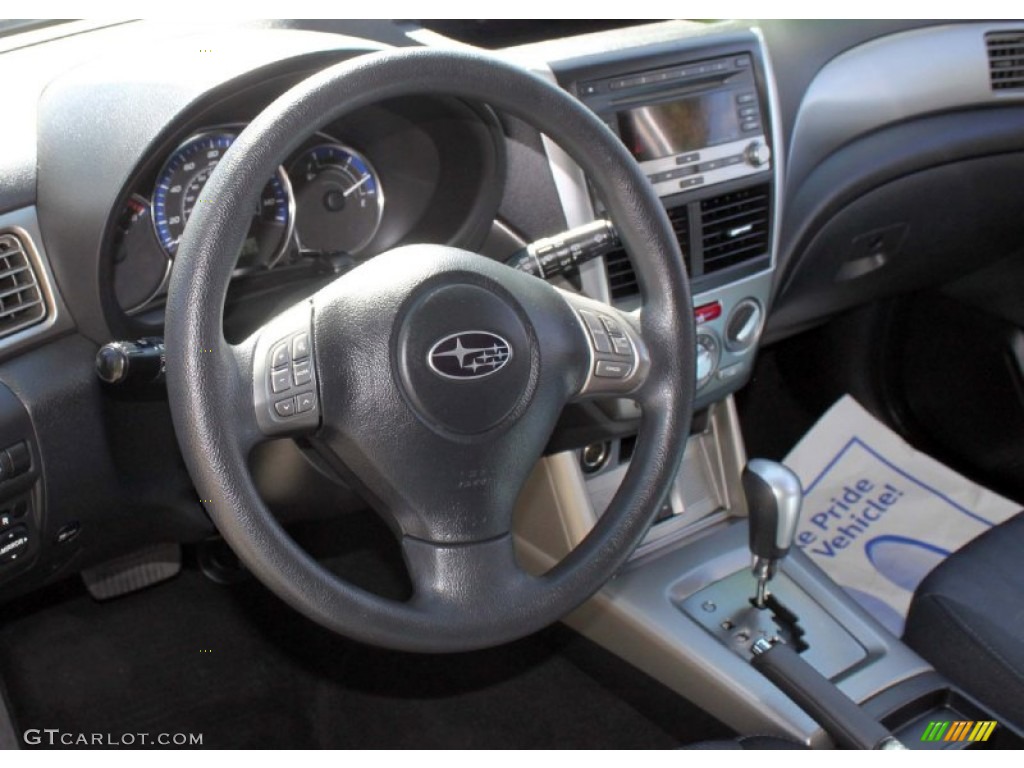 2010 Forester 2.5 X Premium - Spark Silver Metallic / Black photo #5