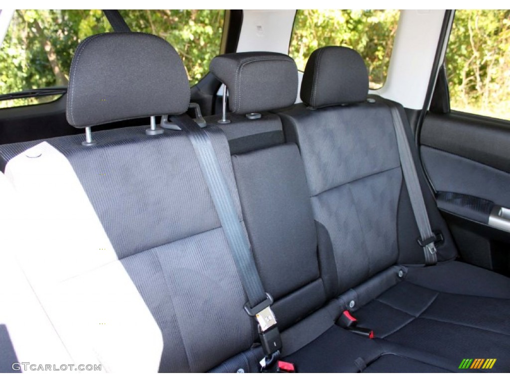 2010 Forester 2.5 X Premium - Spark Silver Metallic / Black photo #12