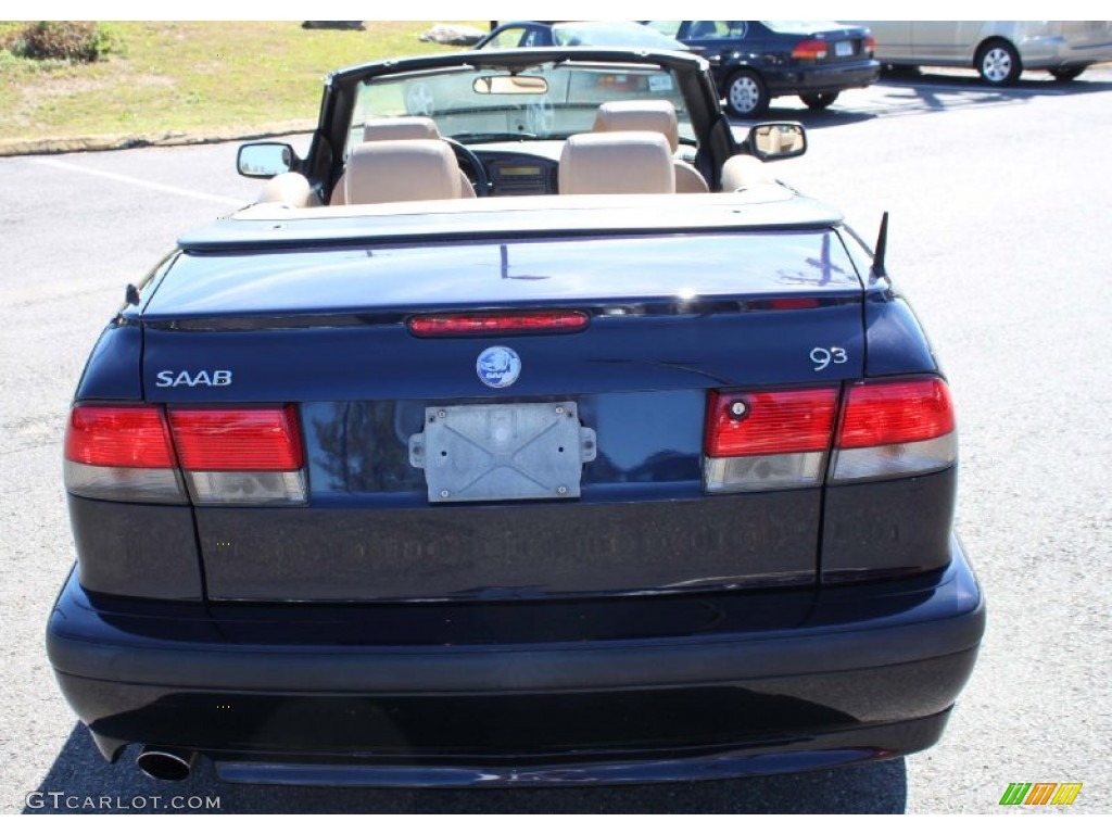 2003 9-3 SE Convertible - Midnight Blue Metallic / Sand Beige photo #7