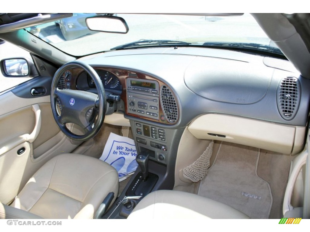 2003 9-3 SE Convertible - Midnight Blue Metallic / Sand Beige photo #9