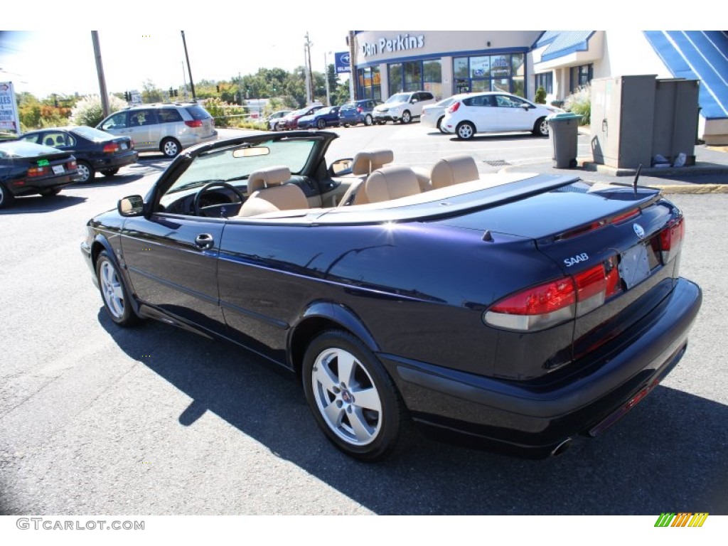 2003 9-3 SE Convertible - Midnight Blue Metallic / Sand Beige photo #10
