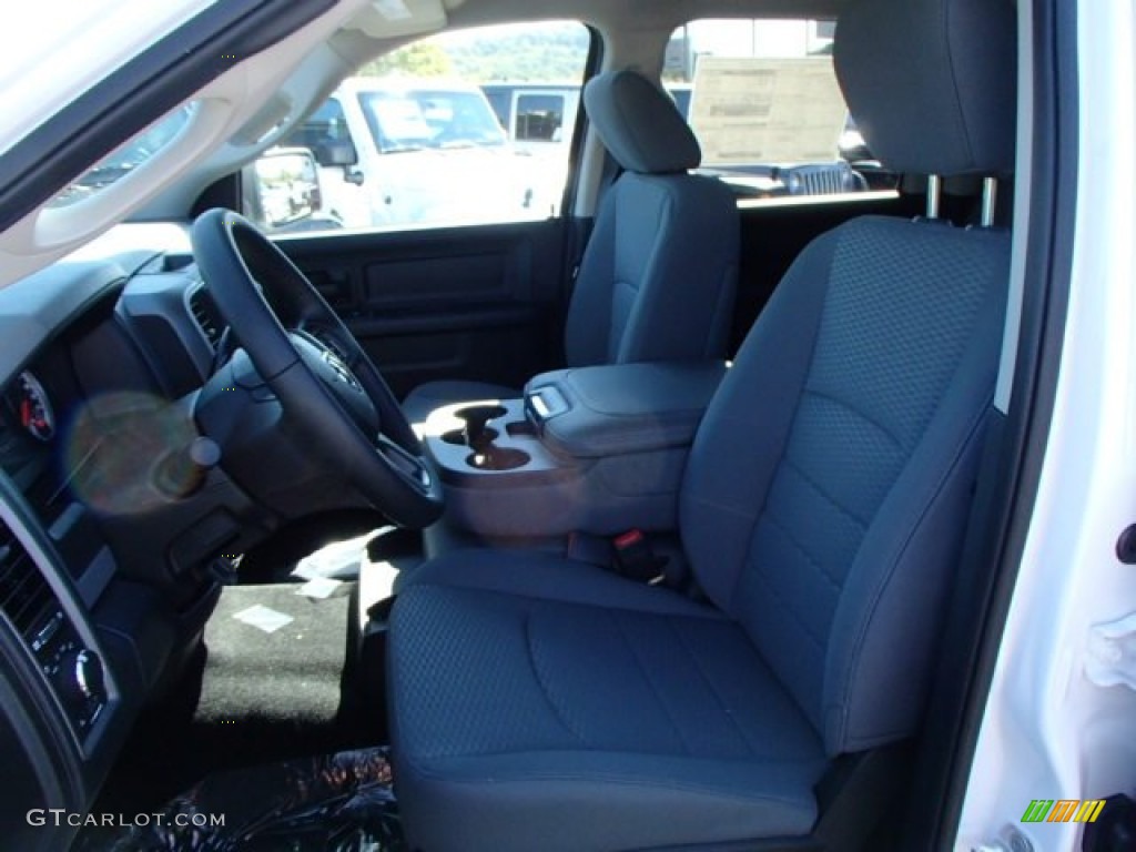 2014 1500 Tradesman Crew Cab 4x4 - Bright White / Black/Diesel Gray photo #10