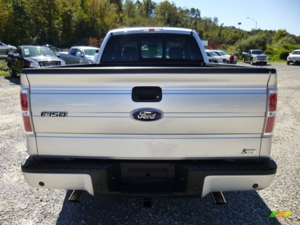 2010 F150 FX4 SuperCab 4x4 - Ingot Silver Metallic / Medium Stone photo #6