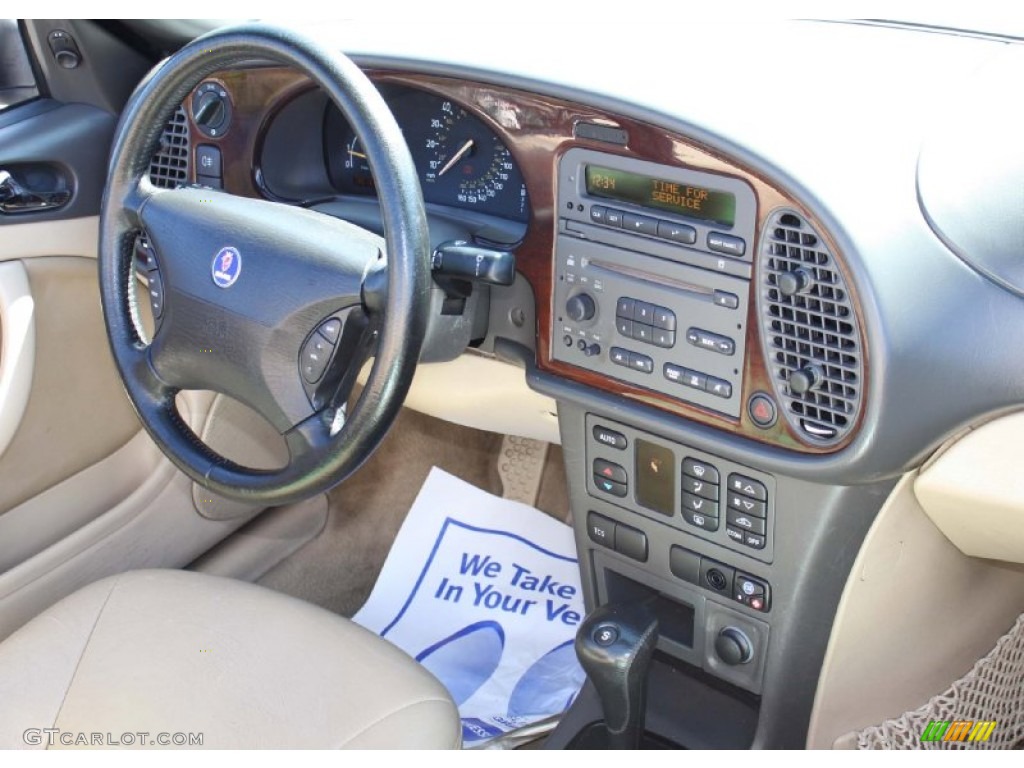 2003 9-3 SE Convertible - Midnight Blue Metallic / Sand Beige photo #12