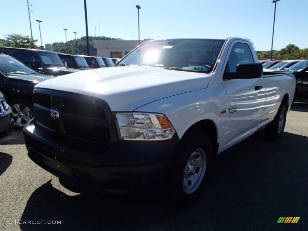 2014 1500 Tradesman Regular Cab - Bright White / Black/Diesel Gray photo #2