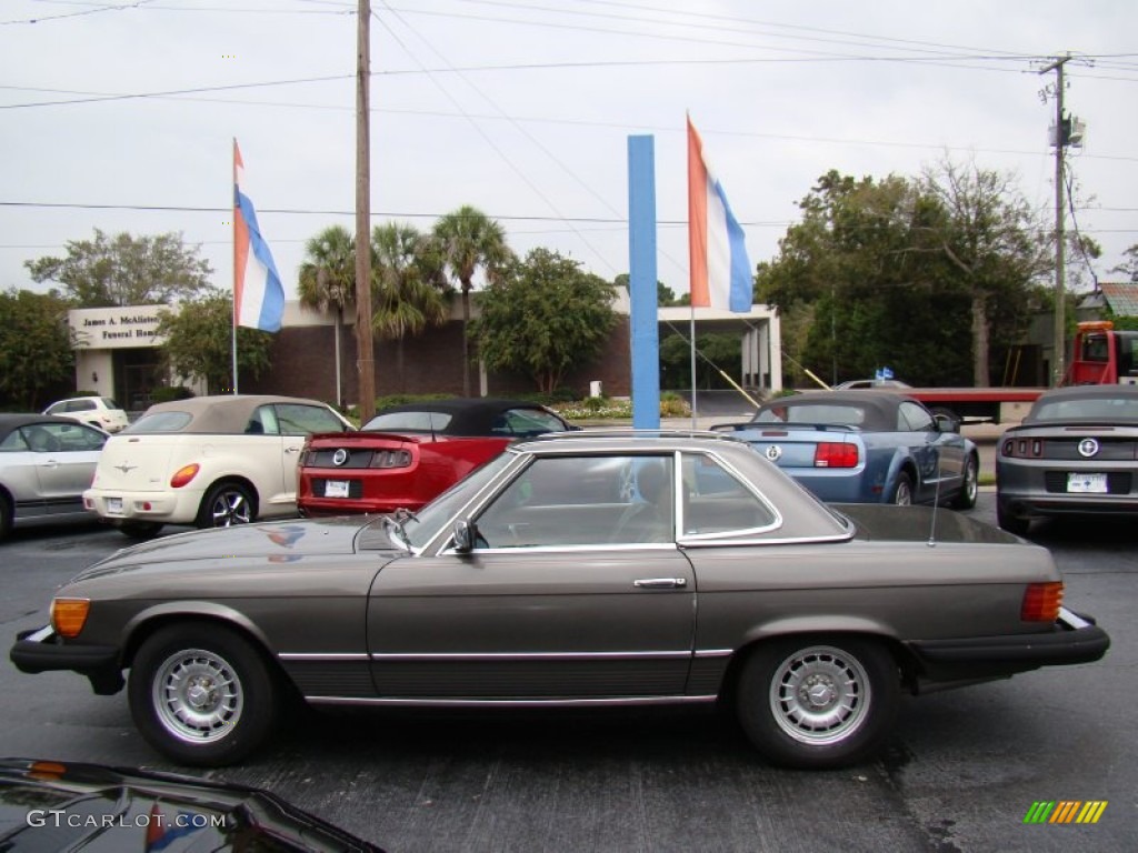 Anthracite Grey Metallic 1982 Mercedes-Benz SL Class 380 SL Roadster Exterior Photo #86235701
