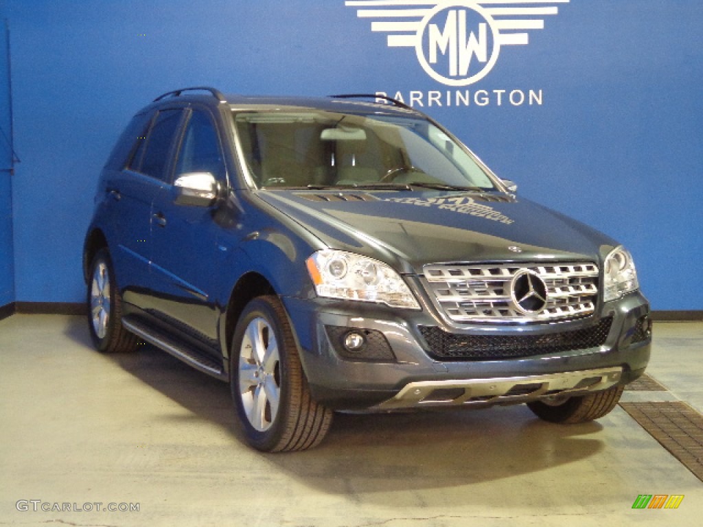 2010 ML 350 BlueTEC 4Matic - Steel Grey Metallic / Black photo #1