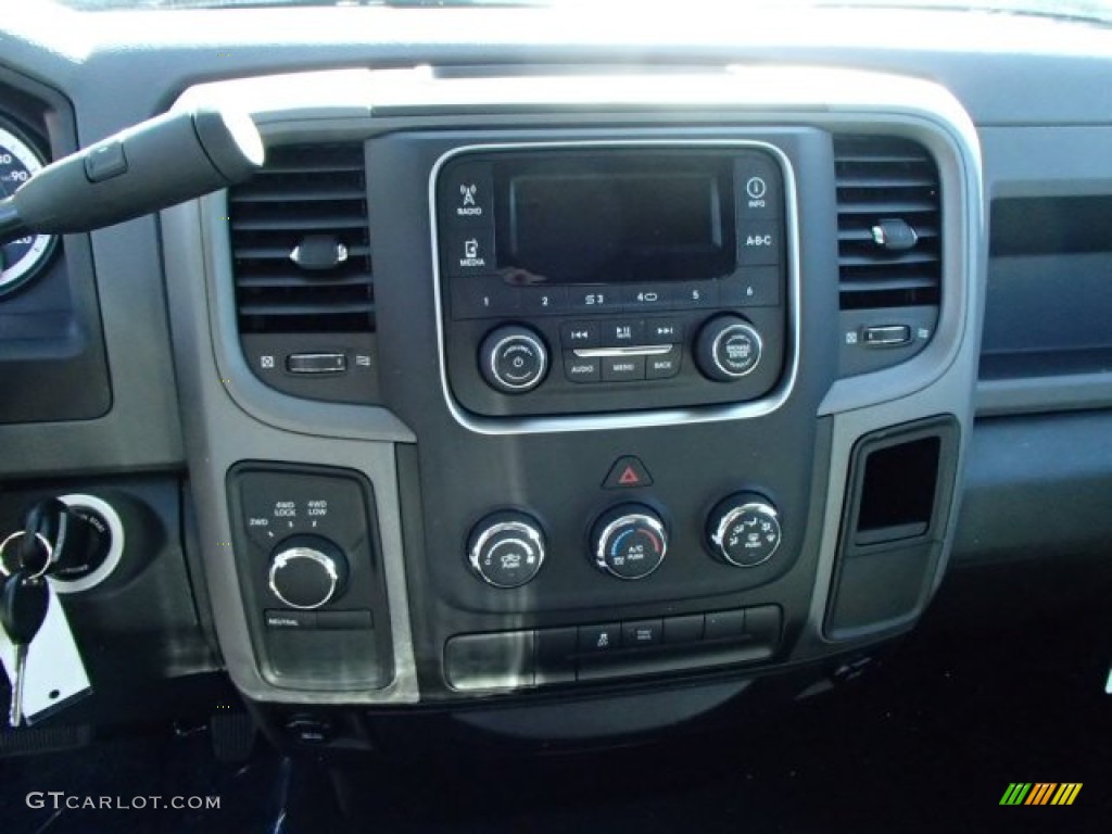 2014 1500 Tradesman Quad Cab 4x4 - Deep Cherry Red Crystal Pearl / Black/Diesel Gray photo #16