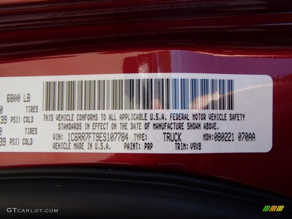 2014 1500 Tradesman Quad Cab 4x4 - Deep Cherry Red Crystal Pearl / Black/Diesel Gray photo #20