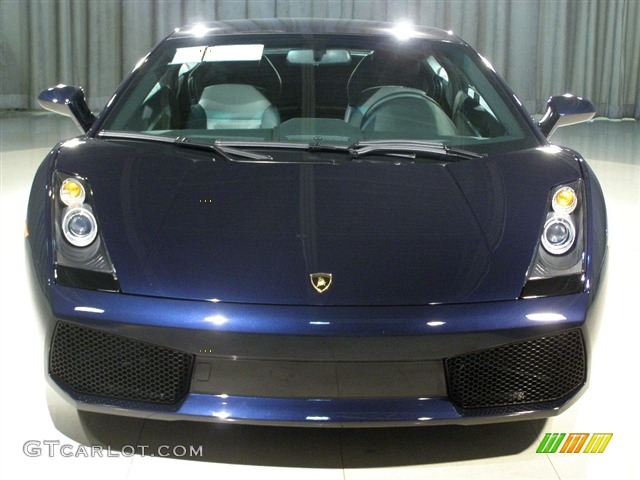 2006 Gallardo Coupe E-Gear - Blu Fontus / 2-Tone Grey and Black photo #4