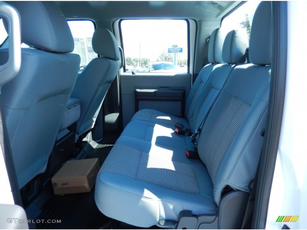 2014 Ford F250 Super Duty XL Crew Cab 4x4 Rear Seat Photo #86239127