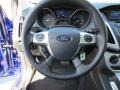 Charcoal Black 2014 Ford Focus SE Sedan Steering Wheel
