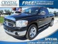 Brilliant Black Crystal Pearl 2008 Dodge Ram 1500 Big Horn Edition Quad Cab