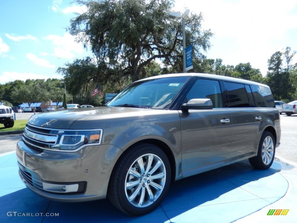 2014 Flex Limited EcoBoost AWD - Mineral Gray / Charcoal Black photo #1