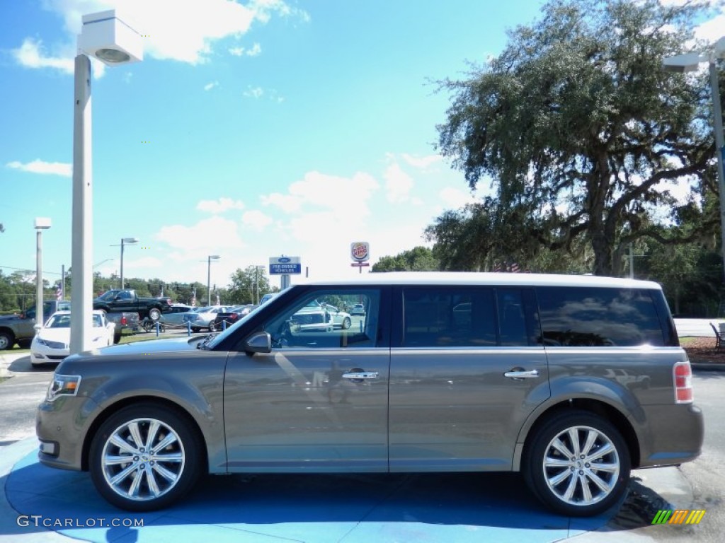 Mineral Gray 2014 Ford Flex Limited EcoBoost AWD Exterior Photo #86239646