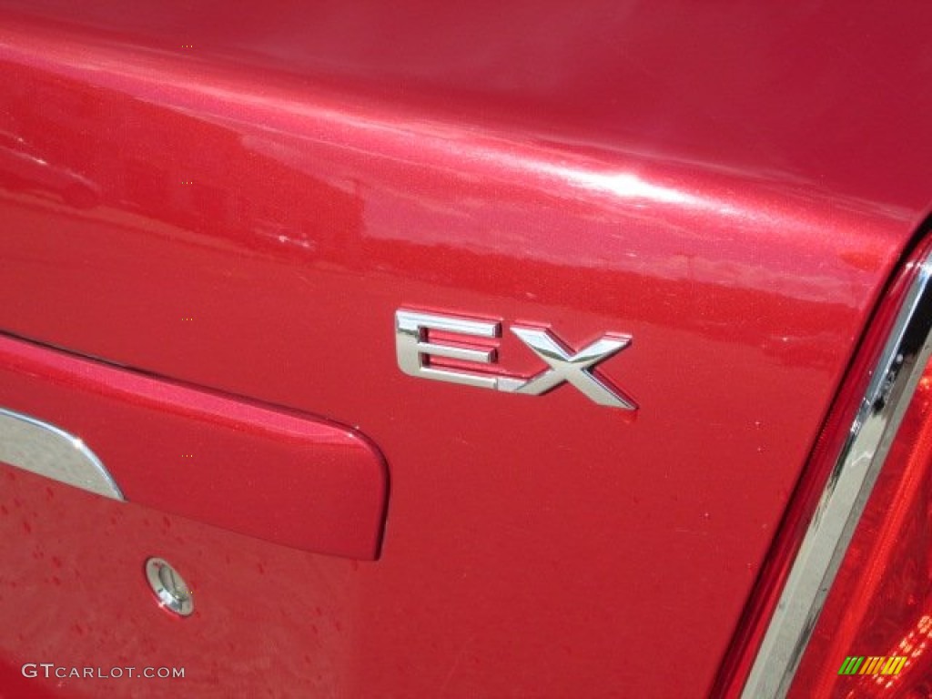2009 Spectra EX Sedan - Spicy Red Metallic / Beige photo #9