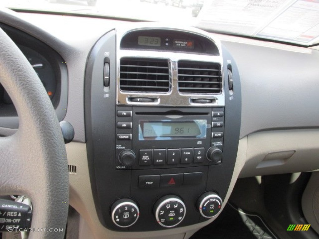 2009 Spectra EX Sedan - Spicy Red Metallic / Beige photo #15