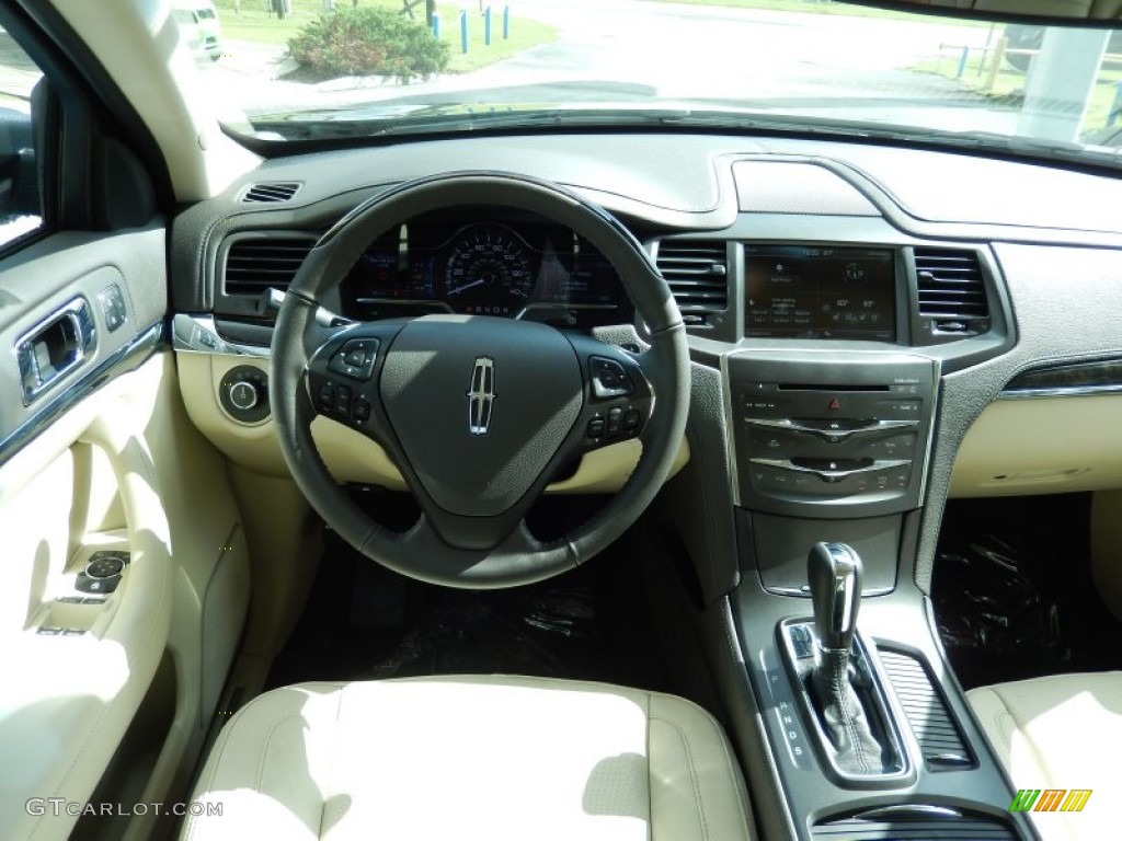 2014 Lincoln MKS FWD Light Dune Dashboard Photo #86240489