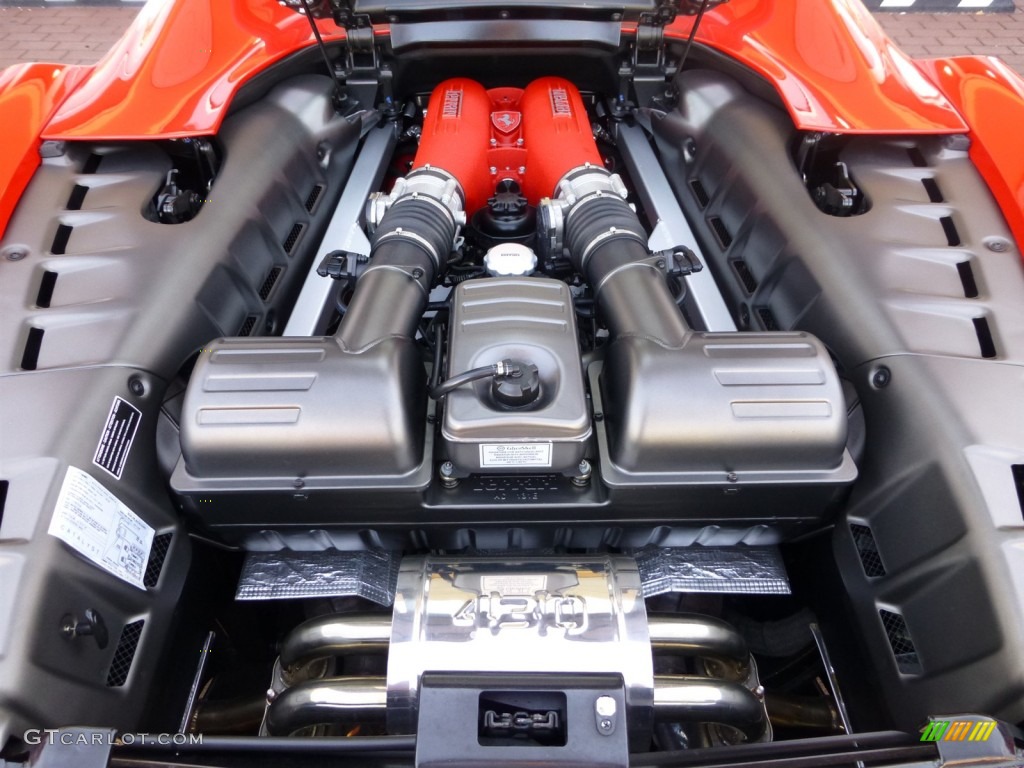 2005 Ferrari F430 Spider F1 Engine Photos. 