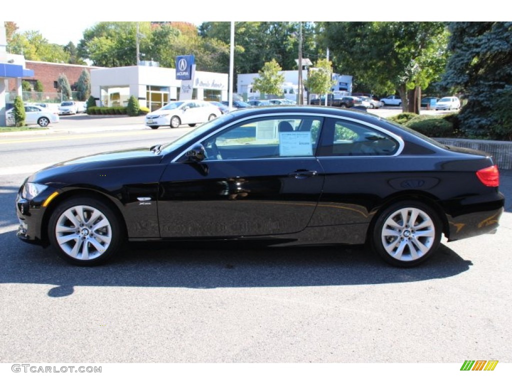 2013 3 Series 328i xDrive Coupe - Jet Black / Black photo #6