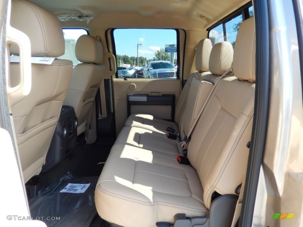 Adobe Interior 2014 Ford F350 Super Duty Lariat Crew Cab Photo #86241923