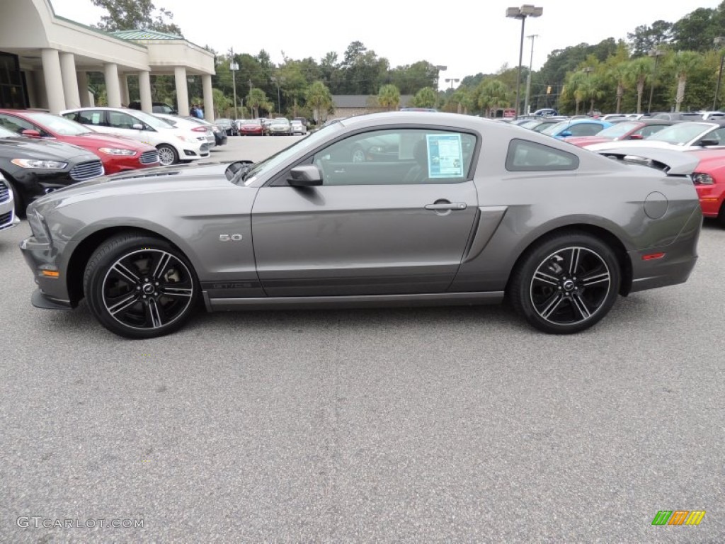 2013 Mustang GT/CS California Special Coupe - Sterling Gray Metallic / California Special Charcoal Black/Miko-suede Inserts photo #2