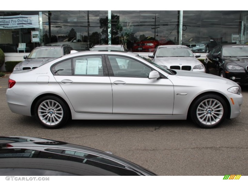 Titanium Silver Metallic 2013 BMW 5 Series ActiveHybrid 5 Exterior Photo #86242280