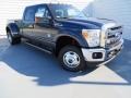 Blue Jeans Metallic - F350 Super Duty Lariat Crew Cab 4x4 Dually Photo No. 1