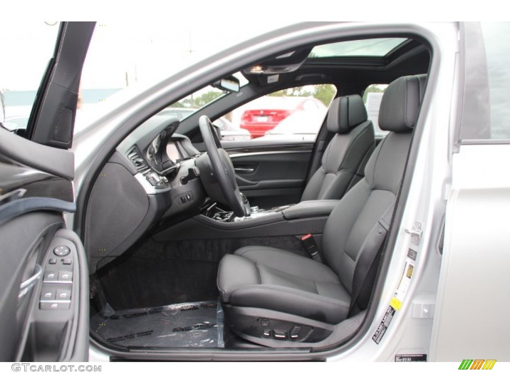 Black Interior 2013 BMW 5 Series ActiveHybrid 5 Photo #86242505