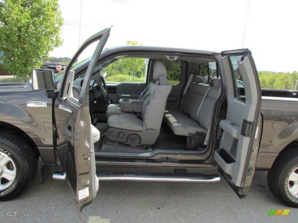 2005 F150 STX SuperCab 4x4 - Dark Stone Metallic / Medium Flint Grey photo #11