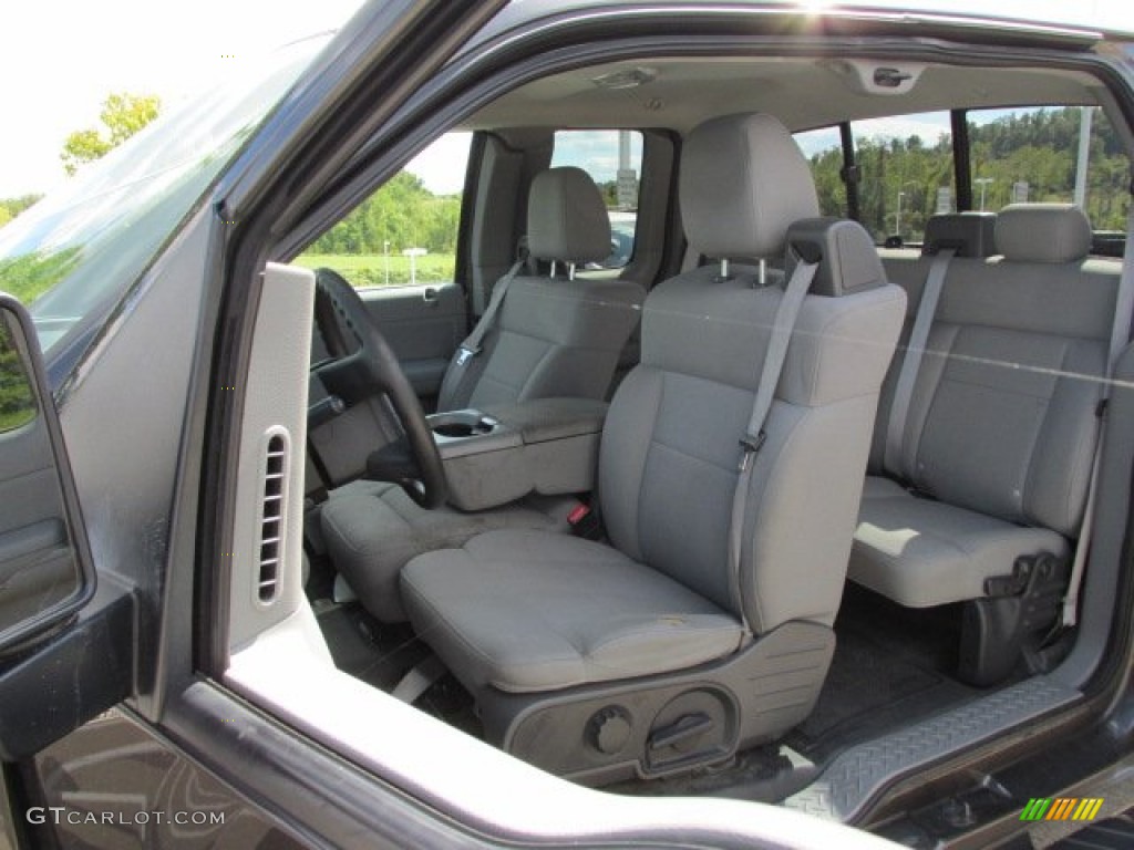 2005 F150 STX SuperCab 4x4 - Dark Stone Metallic / Medium Flint Grey photo #12