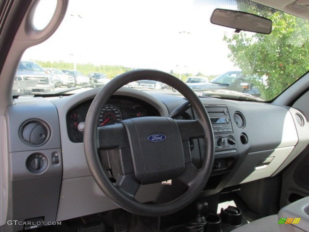 2005 F150 STX SuperCab 4x4 - Dark Stone Metallic / Medium Flint Grey photo #14