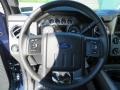 2014 Blue Jeans Metallic Ford F350 Super Duty Lariat Crew Cab 4x4 Dually  photo #33