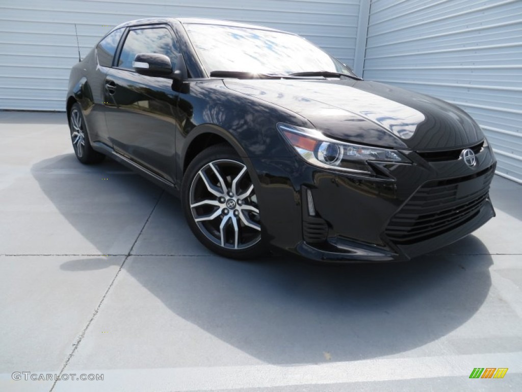 Black 2014 Scion tC Standard tC Model Exterior Photo #86243288
