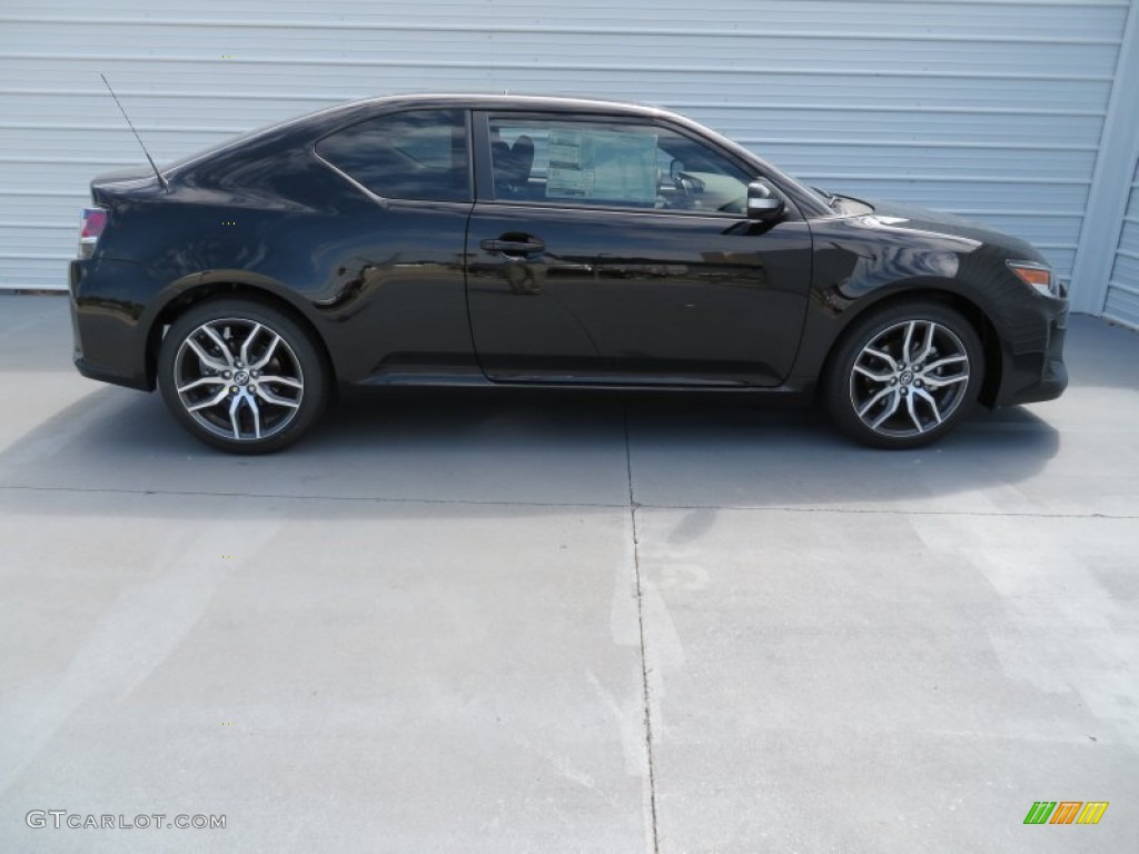 Black 2014 Scion tC Standard tC Model Exterior Photo #86243330