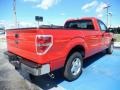 2013 Race Red Ford F150 XLT Regular Cab  photo #3