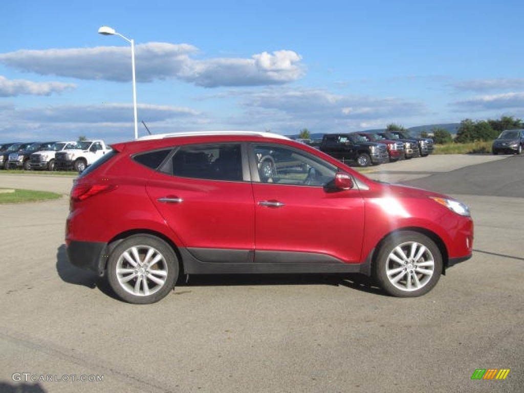 Garnet Red 2011 Hyundai Tucson Limited AWD Exterior Photo #86243864