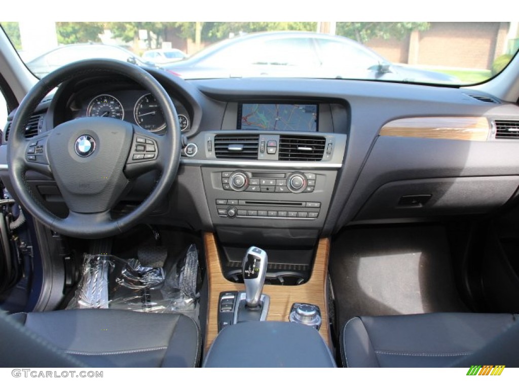2013 BMW X3 xDrive 28i Black Dashboard Photo #86244503