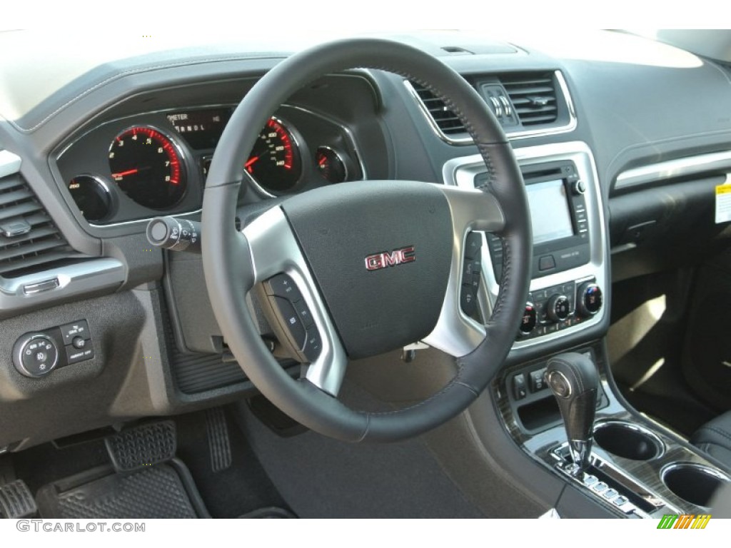 2014 Acadia SLT - Champagne Silver Metallic / Ebony photo #23