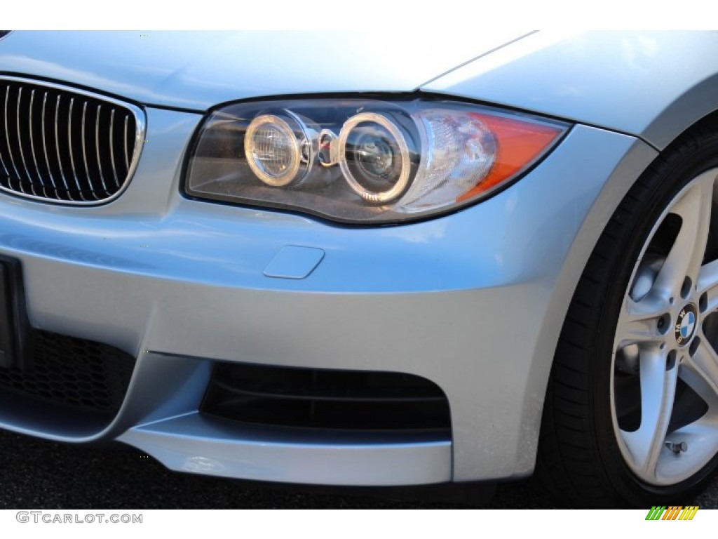 2010 1 Series 135i Coupe - Blue Water Metallic / Gray Boston Leather photo #29