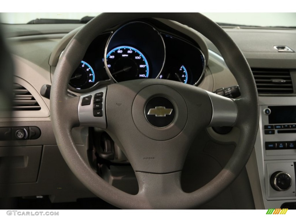 2008 Chevrolet Malibu LS Sedan Titanium Gray Steering Wheel Photo #86246372