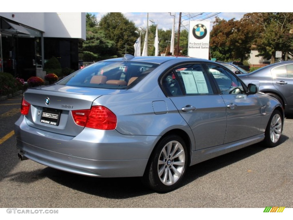 2011 3 Series 328i xDrive Sedan - Blue Water Metallic / Saddle Brown Dakota Leather photo #3