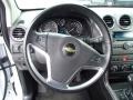Black/Light Titanium 2013 Chevrolet Captiva Sport LT Steering Wheel