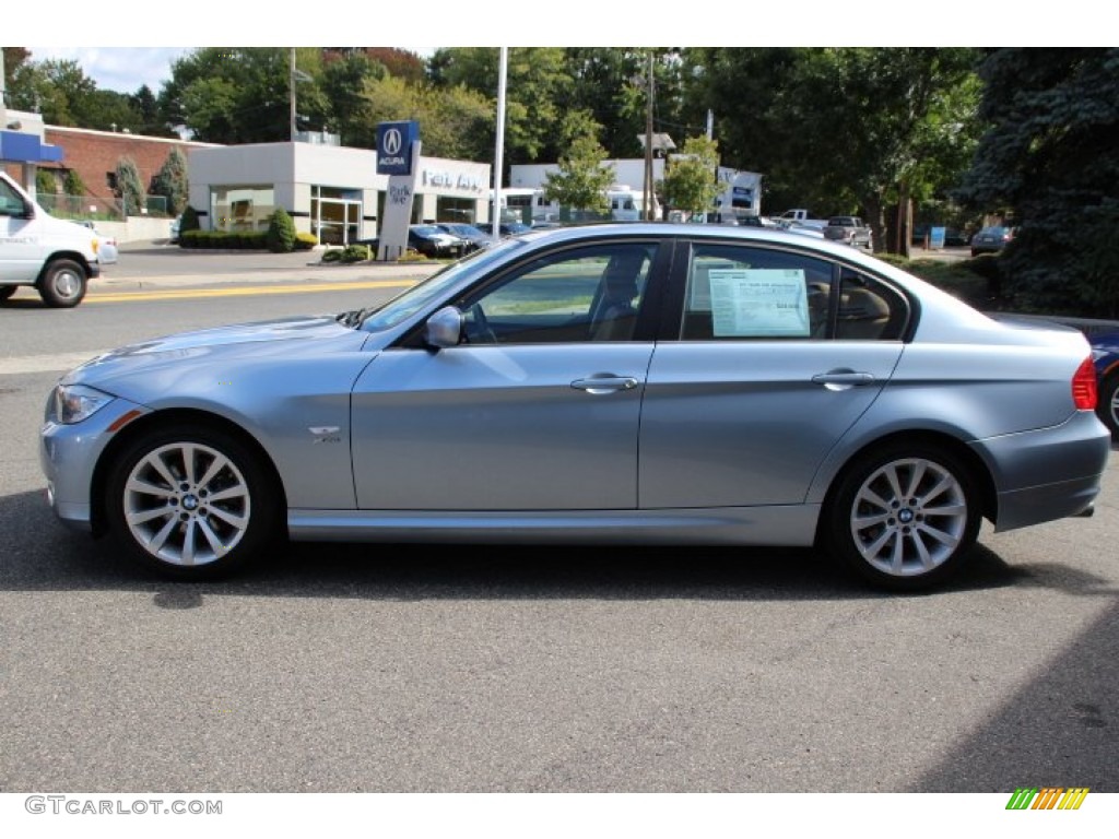 2011 3 Series 328i xDrive Sedan - Blue Water Metallic / Saddle Brown Dakota Leather photo #6