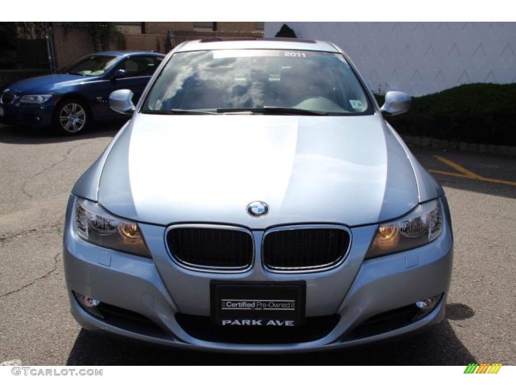 2011 3 Series 328i xDrive Sedan - Blue Water Metallic / Saddle Brown Dakota Leather photo #8
