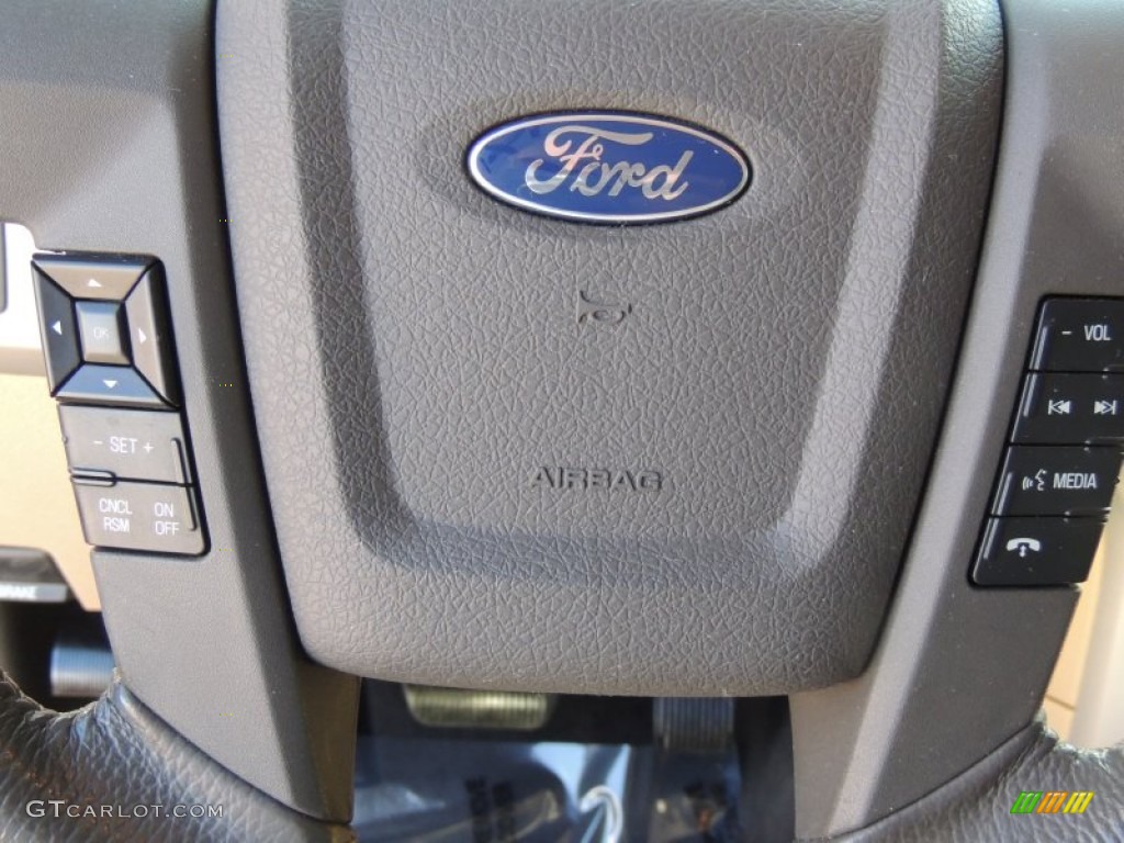2011 F150 Lariat SuperCrew 4x4 - Ebony Black / Pale Adobe photo #22